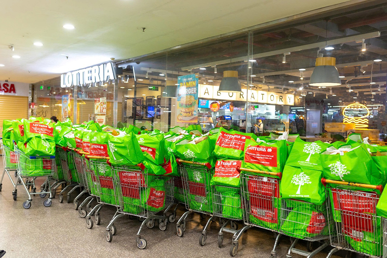 Chi nhánh Lotteria Việt Nam miền Trung gửi 1.000 phần quà tới nhân dân Huế