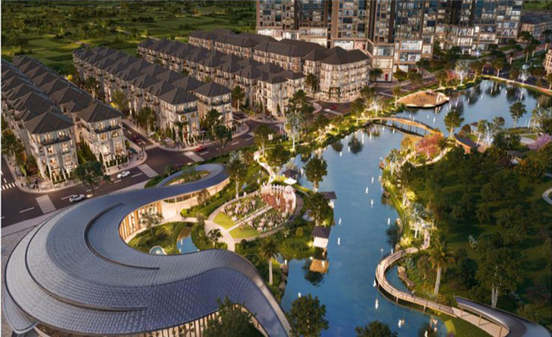 Alluvia City vững chãi với đê kép và cốt nền vượt trội