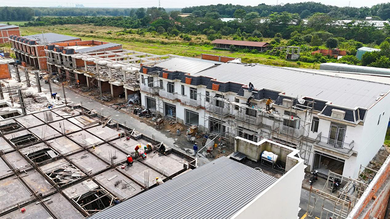 Khu nhà phố thương mại Gia Khải chuẩn bị bàn giao đợt 1