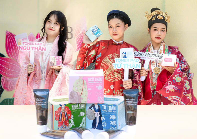 S:kin Heritage cùng Bách Hoa Bộ Hành lưu giữ Việt phục qua từng hành trình