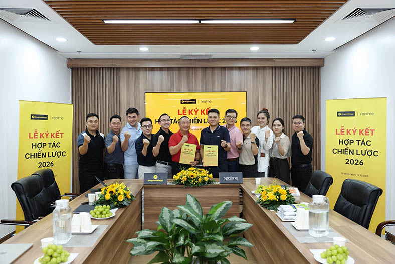 realme và Thế Giới Di Động ký kết hợp tác chiến lược 2026